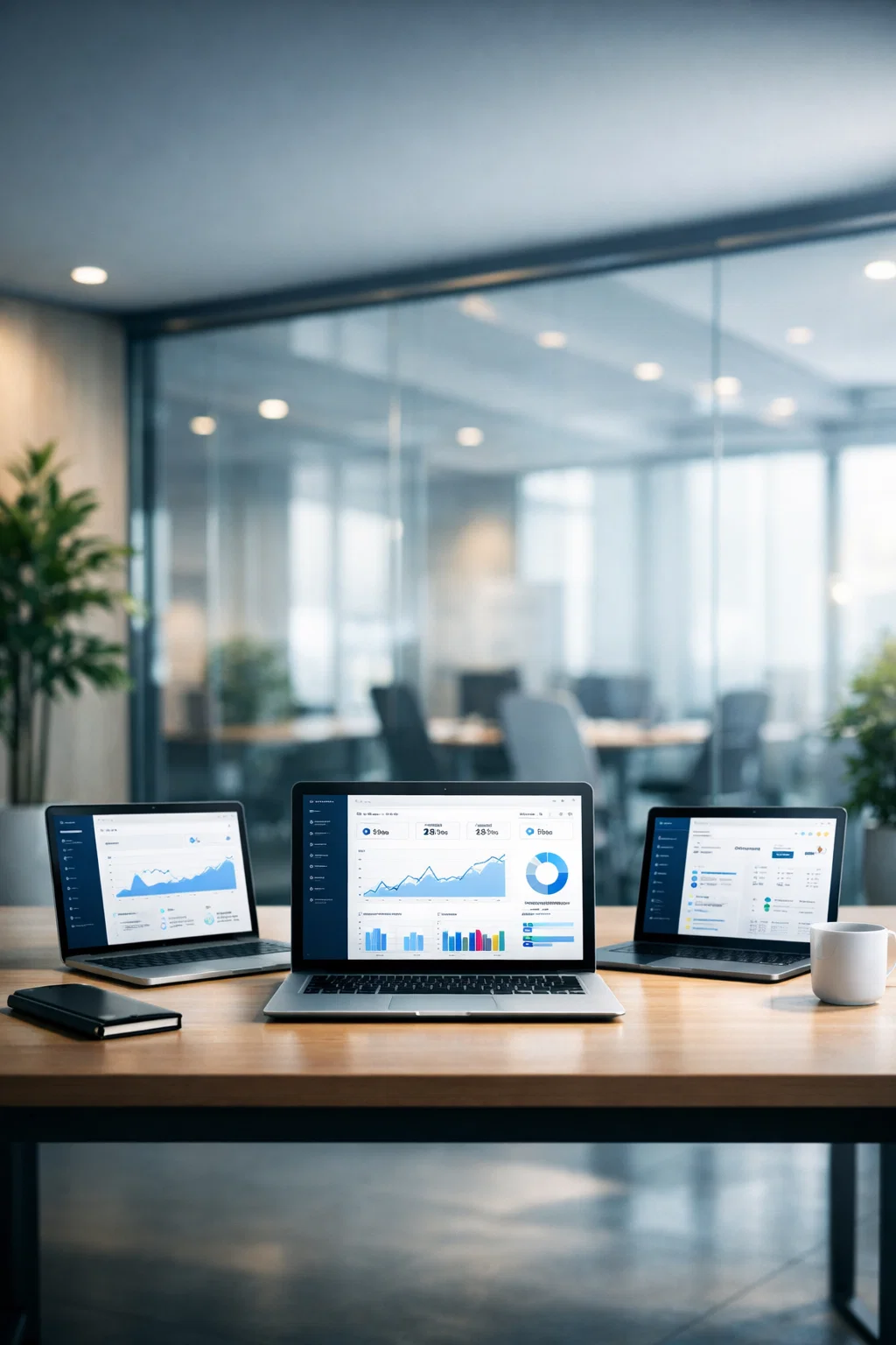 Modern SaaS workspace